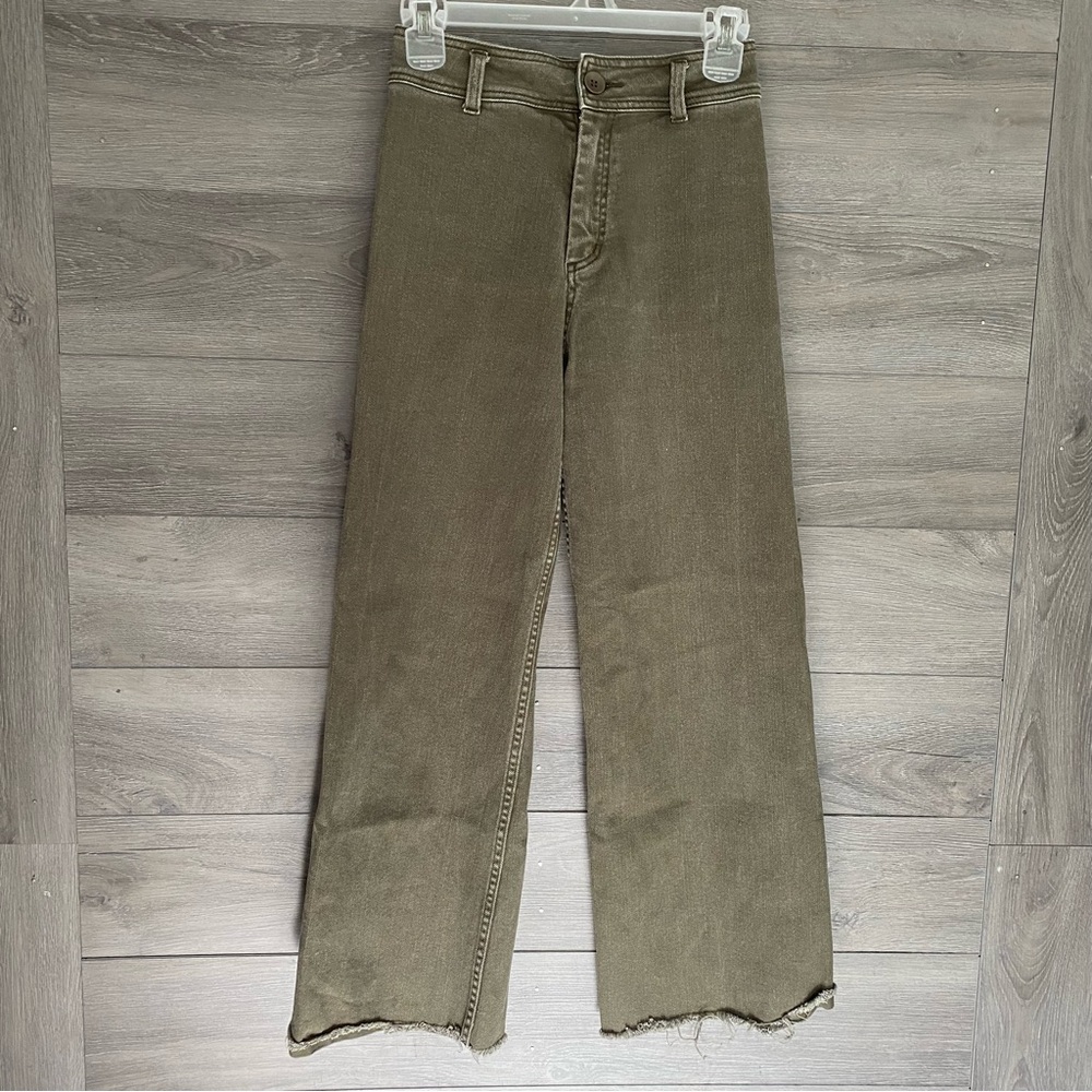 Olive Green Women's Pants